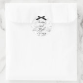Roos bruiloft stickers (Tas)