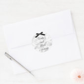 Roos bruiloft stickers (Envelop)