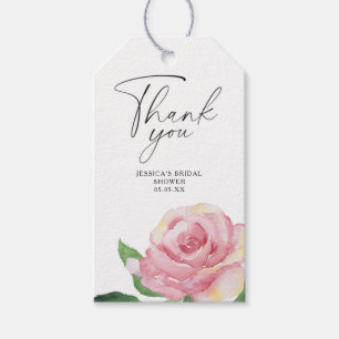 Roos - bruiloft thank you cadeaulabel
