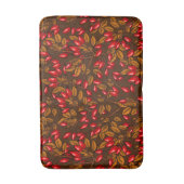 Roos, bruin en rood badmat (Voorkant Verticaal)