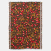 Roos, bruin en rood deken (Voorkant Verticaal)