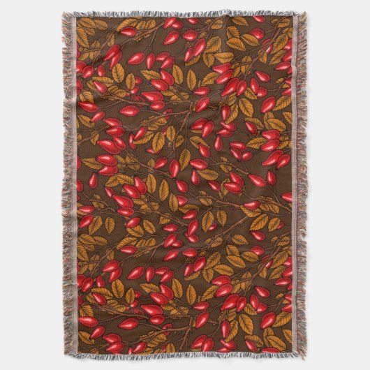 Roos, bruin en rood deken (Voorkant Verticaal)
