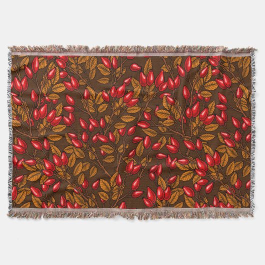 Roos, bruin en rood deken (Voorkant)