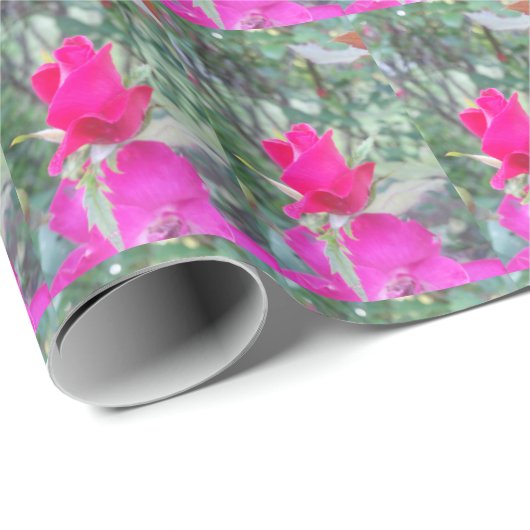 roos bud cadeaupapier (Rol Hoek)