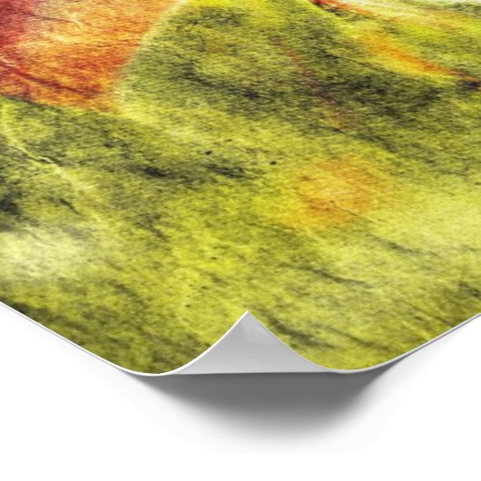 Roos Bud Poster (Hoek)