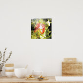 Roos Bud Poster (Keuken)