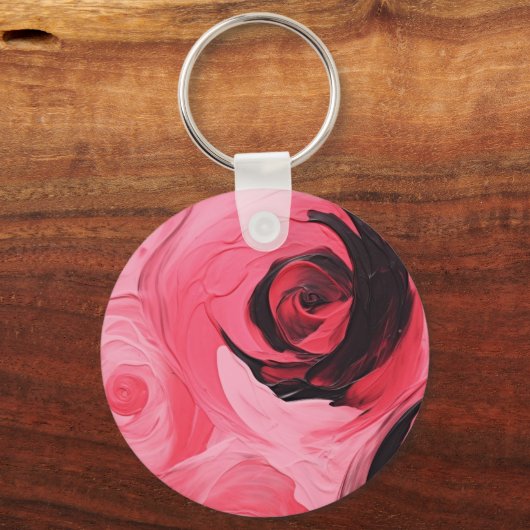 Roos Bud Sleutelhanger (Voorkant)