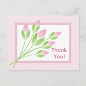 Roos Buds Dank u Briefkaart (Voorkant)