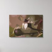 Roos Buds in het najaar Canvas Afdruk (Voorkant)
