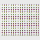 Roos Bunch Wrapping Paper Cadeaupapier (Vlak)