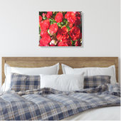 Roos bundel canvas afdruk (Insitu (Slaapkamer))