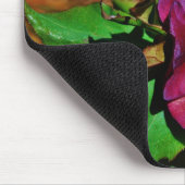 Roos Burgundy Pink Lenten Muismat (Hoek)