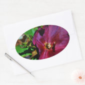 Roos Burgundy Pink Lenten Ovale Sticker (Envelop)