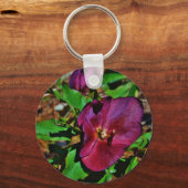 Roos Burgundy Pink Lenten Sleutelhanger (Voorkant)