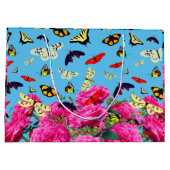 Roos Butterfly Groot Cadeauzakje (Achterkant)
