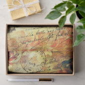 Roos Butterfly Victoriaans Franse letter Paris Tissuepapier (Geschenk)