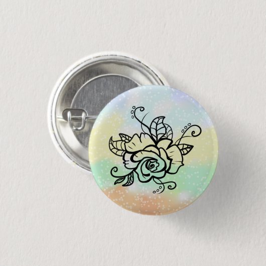 Roos Button (Voorkant /achterkant)