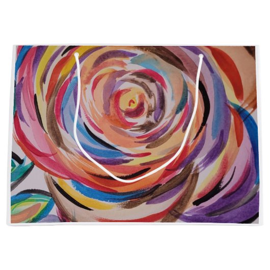 Roos Cadeau Groot Cadeauzakje (Voorkant)