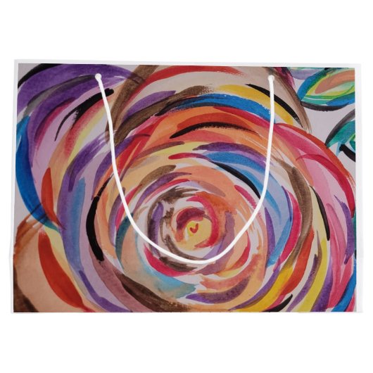 Roos Cadeau Groot Cadeauzakje (Achterkant)