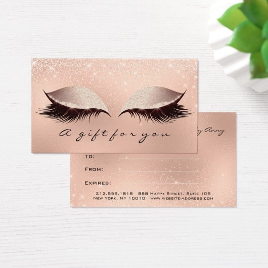 Roos Cadeaubon Sparkl Lash Extension Makeup Visitekaartje (Bureau)