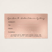 Roos Cadeaubon Sparkl Lash Extension Makeup Visitekaartje (Achterkant)