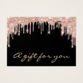 Roos Cadeaucertificaat drijft knoeiboel mager arti Visitekaartje (Voorkant)