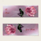 Roos CadeauLabel - Mini Visitekaartjes (Voorkant /achterkant)