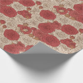 Roos Cadeaupapier (Hoek)