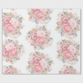 Roos Cadeaupapier (Vlak)