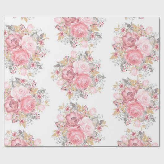 Roos Cadeaupapier (Vlak)