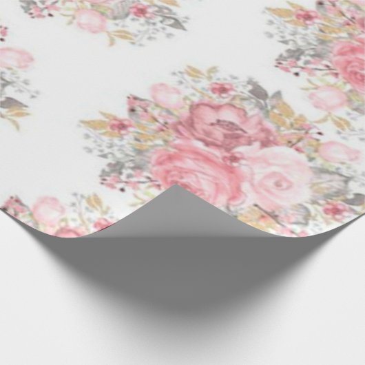 Roos Cadeaupapier (Hoek)