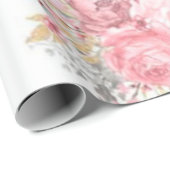 Roos Cadeaupapier (Rol Hoek)