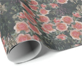  Roos Cadeaupapier (Rol Hoek)