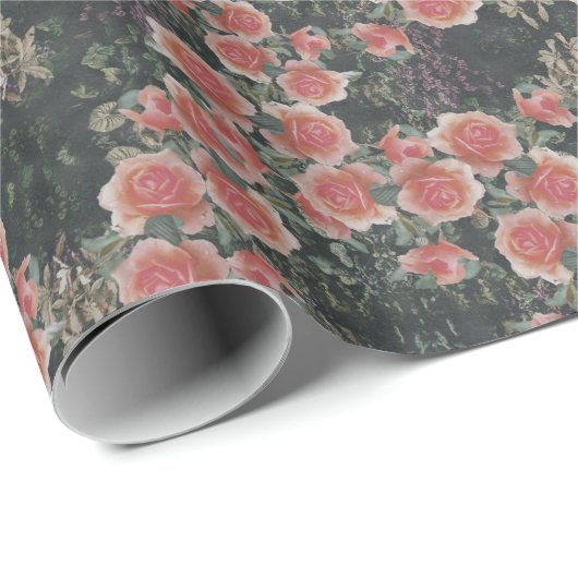 Roos Cadeaupapier (Rol Hoek)