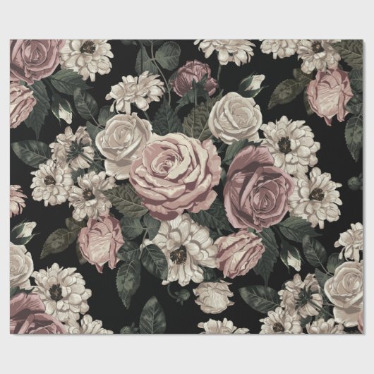 roos cadeaupapier (Vlak)