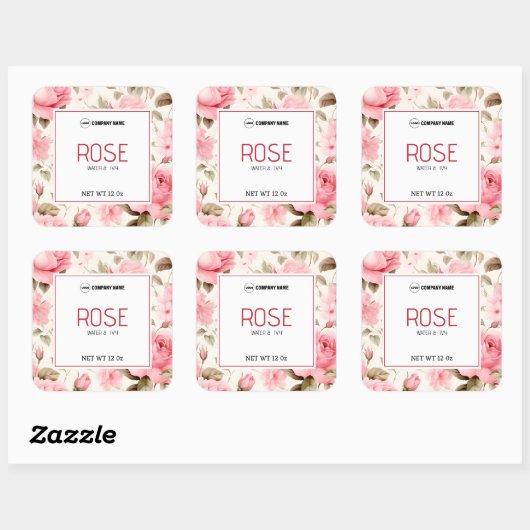 Roos Candle Label Sticker (Vel)