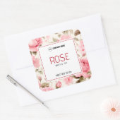 Roos Candle Label Sticker (Envelop)