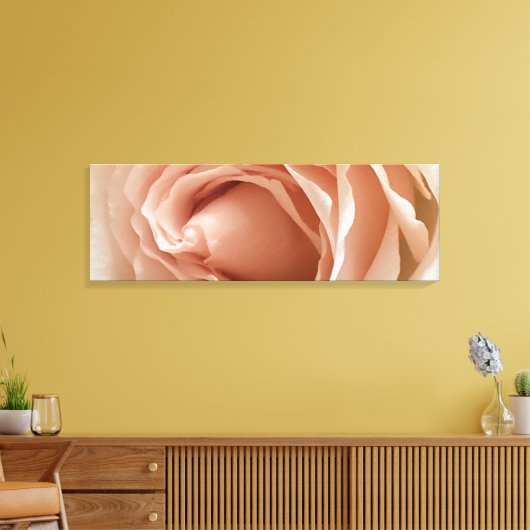 Roos Canvas Afdruk (Insitu (Woonkamer))