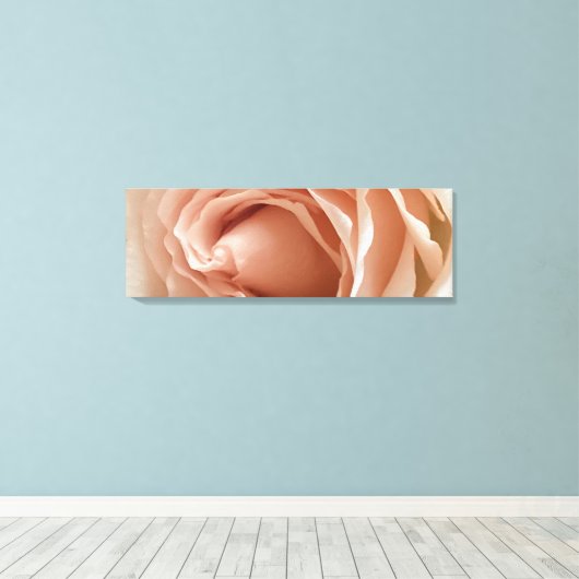 Roos Canvas Afdruk (Insitu (Houten vloer))