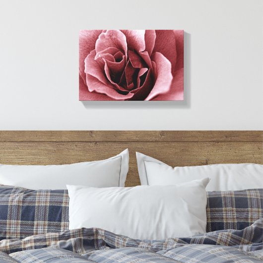 roos canvas afdruk (Insitu (Slaapkamer))