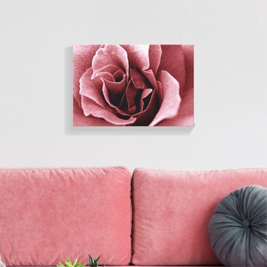 roos canvas afdruk (Insitu (Woonkamer))