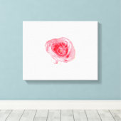 Roos Canvas Afdruk (Insitu (Houten vloer))