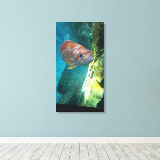 Roos Canvas Afdruk (Insitu (Houten vloer))