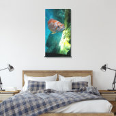 Roos Canvas Afdruk (Insitu (Slaapkamer))