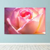 Roos Canvas Afdruk (Insitu (Houten vloer))