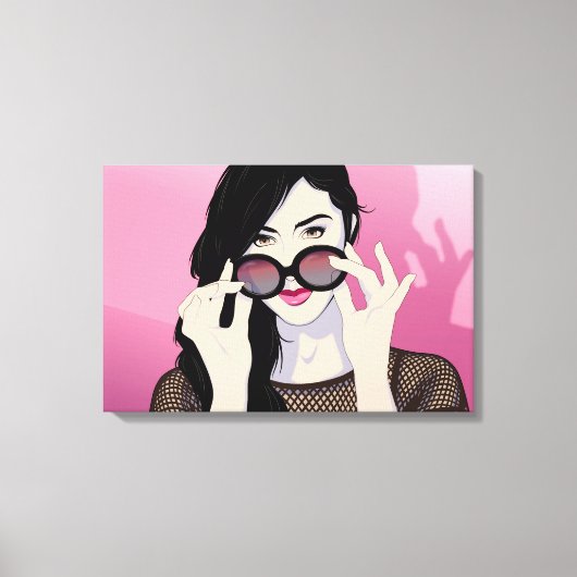 Roos Canvas Afdruk (Voorkant)