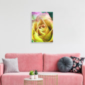 Roos Canvas Art Afdruk (Insitu (Woonkamer))