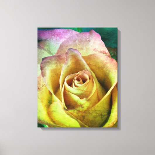 Roos Canvas Art Afdruk (Voorkant)