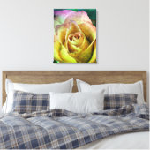 Roos Canvas Art Afdruk (Insitu (Slaapkamer))