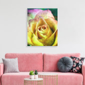 Roos Canvas Art Afdruk (Insitu (Woonkamer))